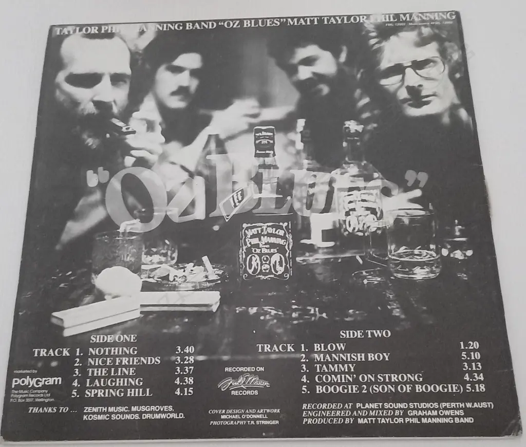 Matt Taylor Phil Manning Band, Oz Blues Image 1++